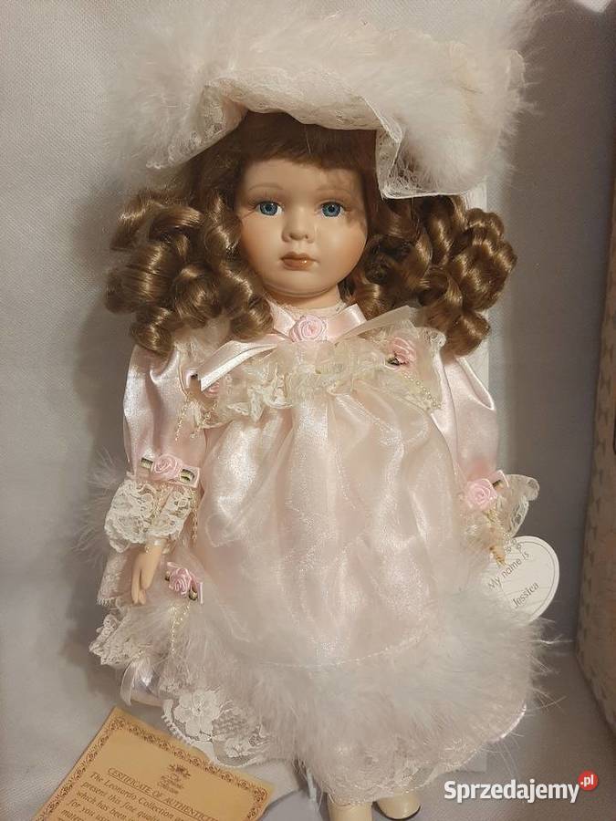Piękna porcelanowa kolekcjonerska lalka Leonardo kujawsko-pomorskie Inowrocław sprzedam
