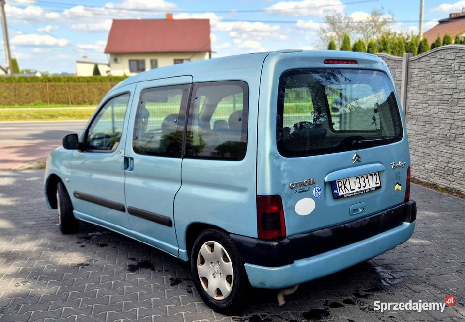 Citroen Berlingo I FL 14 8v Benzyna Klimatyzacja niebieski