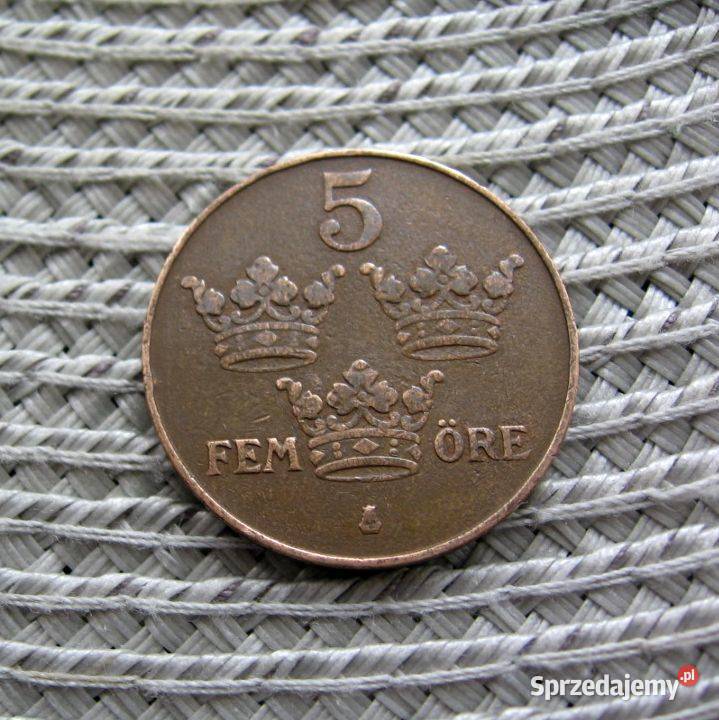 Szwecja 5 Ore 1912r Kalisz