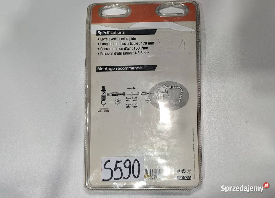 Pistolet do przedmuchiwania z rurką Revolution Inczew