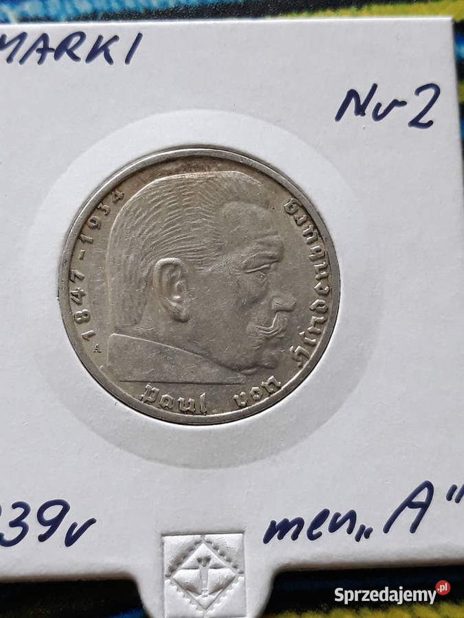 2 Marki Paul von Hindenburg 1939 r men A 2 Konin