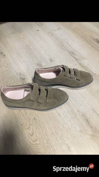 Nubbik półbuty trampki 39 brązowy/beżowy Skawina