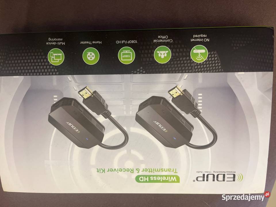 Bezprzewodowy nadajnik transmiter hdmi