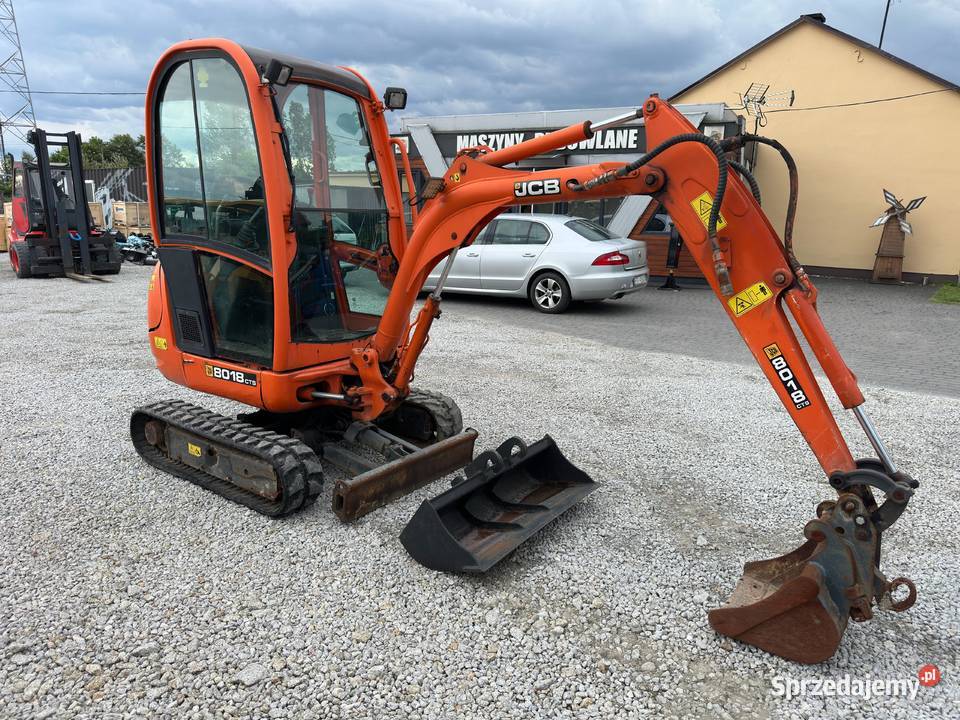 Minikoparka JCB 8018 z 2012r ładna 1800 Długie Złoczew sprzedam