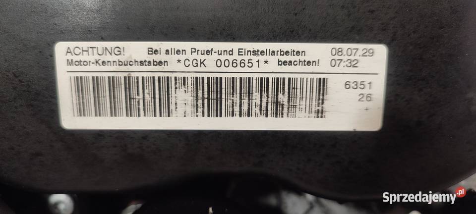 AUDI A5 8T SILNIK 27TDI CGKA 059100098PX osobowe