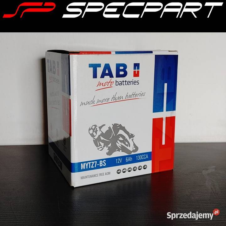 Akumulator motocyklowy TAB YTZ7BS MYTZ7BS 12V