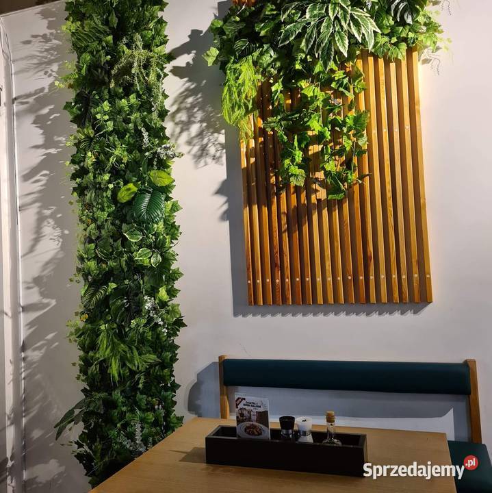 Ogród wertykalny sztuczna zielona ściana z sprzedam