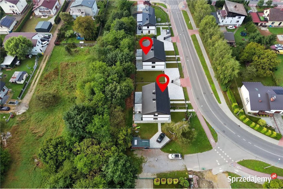 Nowy ekonomiczny dom w zabudowie bliźniaczej Liczba pokoi 4