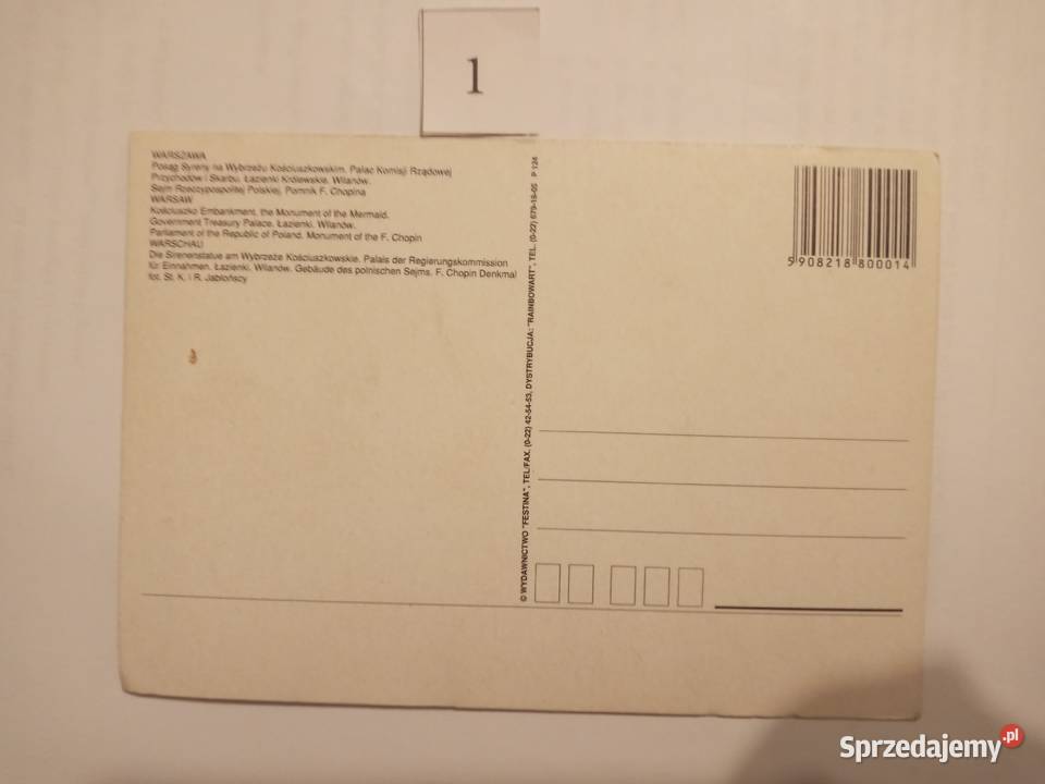 POCZTÓWKI Zestaw 2 Warszawa Pocztówki i karty telefoniczne Szczecinek