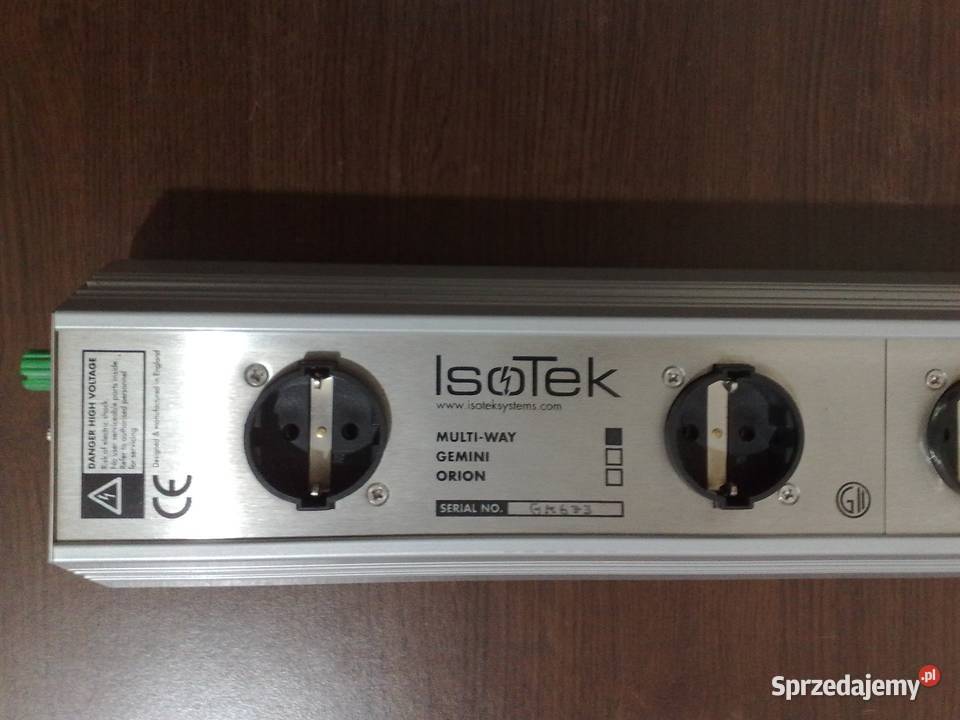 Listwa filtrująca IsoTek MultiWay 6 gniazd stan Elektronika