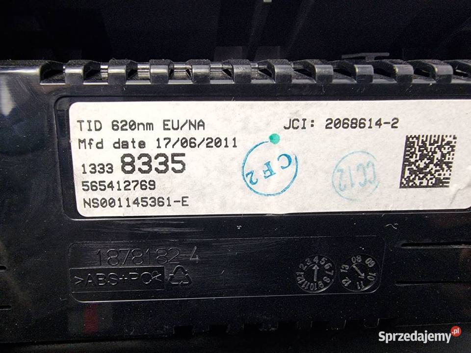 WYŚWIETLACZ PANEL OPEL ASTRA J 13338335 Lipno