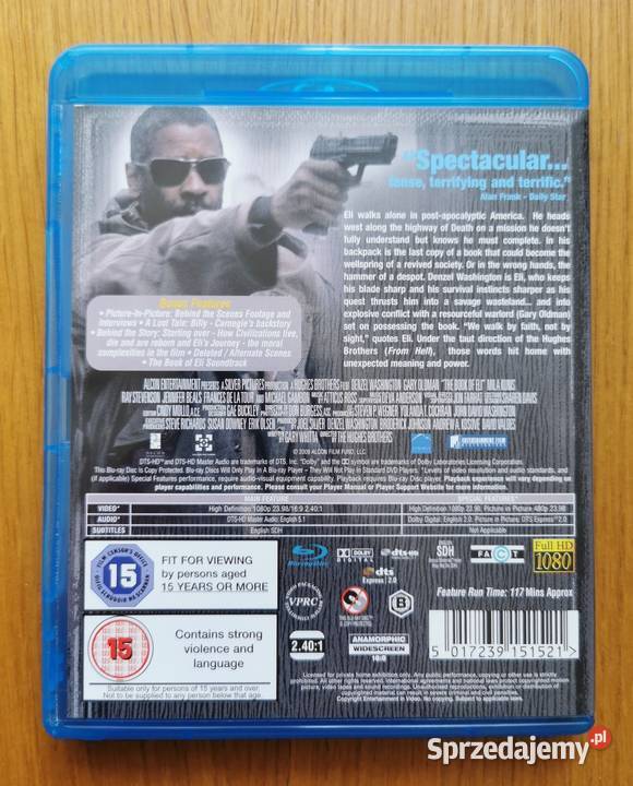 The Book of Eli Księga Ocalenia Bluray En 2010 Parzęczew sprzedam