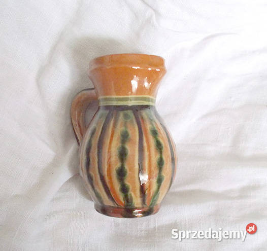 mały wazonik prl ceramiczny dzbanuszek prl Szczecin