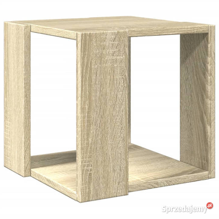 Stolik kawowy dąb sonoma 32x32x30 materiał Warszawa