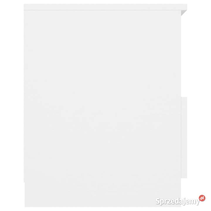 Szafki nocne 2 białe 40x40x50 materiał