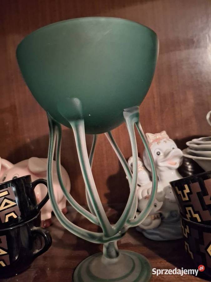 Piękna szklana patera mazowieckie Warszawa sprzedam