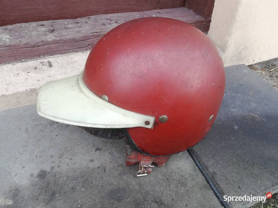 Kask prl z daszkiem czeski Ozdoby do kasków łódzkie Skierniewice