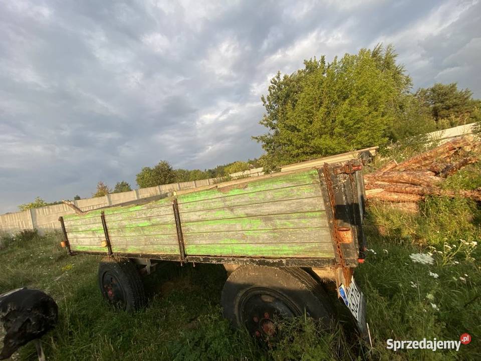 Przyczepa ciężarowa rolnicza Paczków 54 nieuszkodzony Rogów sprzedam