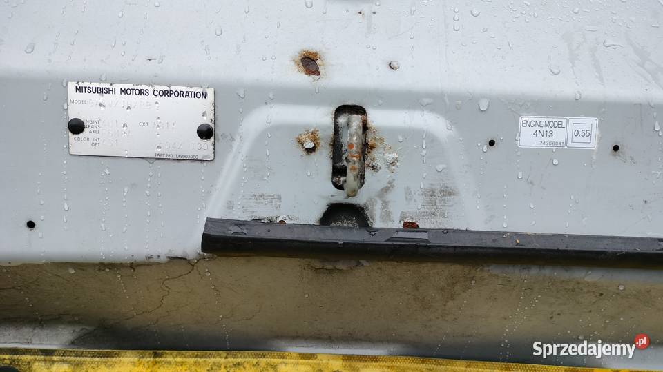 Maska Mitsubishi ASX A31 Rok produkcji 2010 Dębowiec