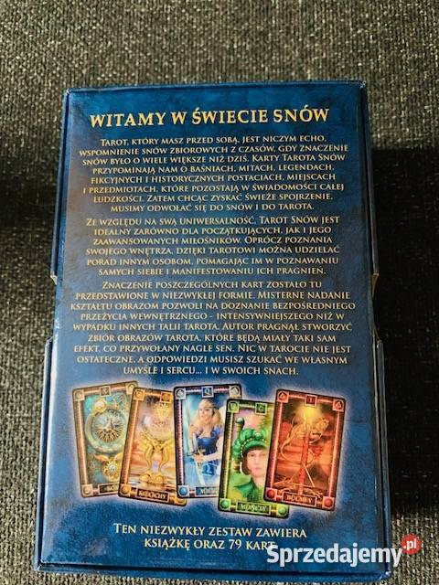 Tarot snów karty mazowieckie Warszawa sprzedam