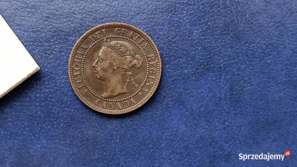 Stare monety 1 cent 1896 Kanada podkarpackie Lesko sprzedam