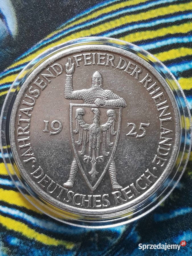 5 Marek Weimar 1925 r men A Rycerz rzadkość Konin sprzedam