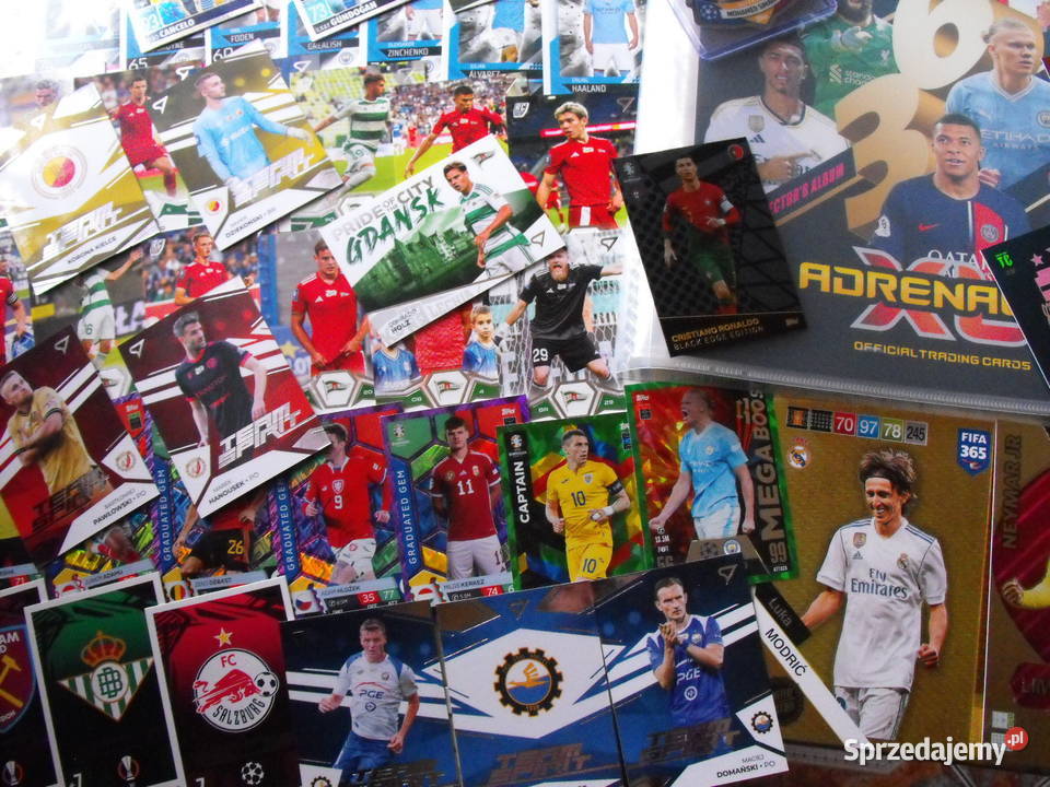 Karty piłkarskie Mega zestaw 500 kart i album śląskie