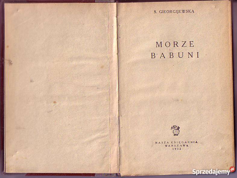 5620 MORZE BABUNI S GIEORGIJEWSKA Książki i Podręczniki Czyrna