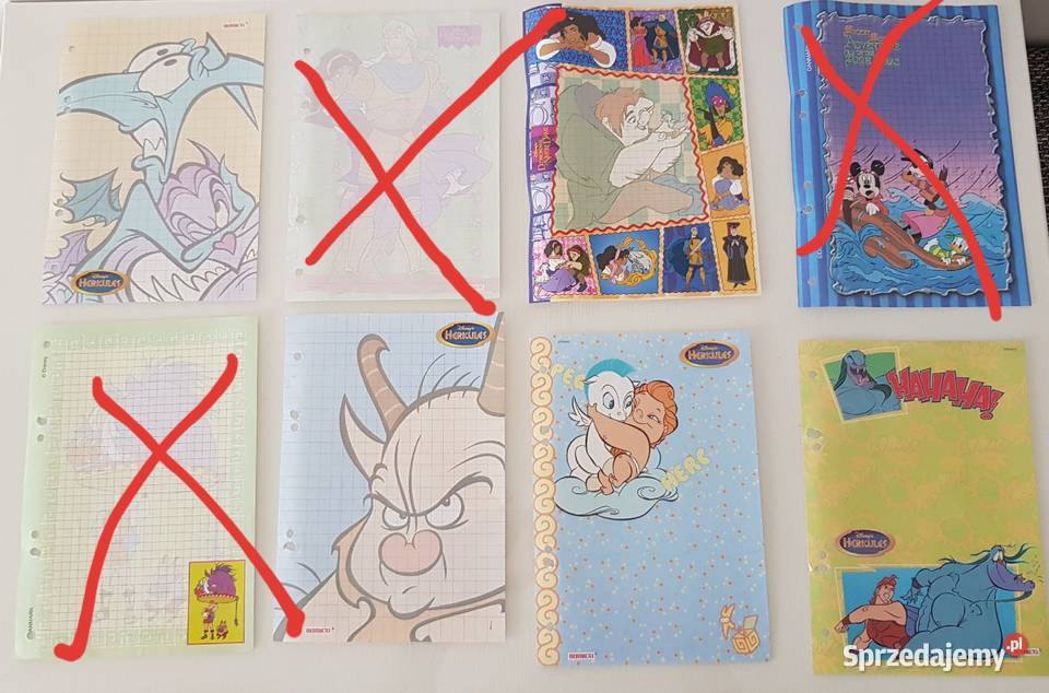 Karteczki kolekcjonerskie do segregatorów różne Warszawa