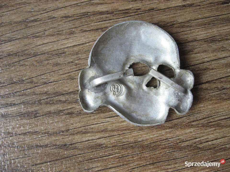 Odznaka niemiecka 2 wojna czaszka ss Kraków