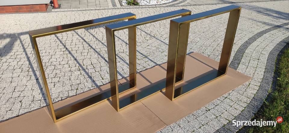 Nogi do stołu złoty poler 10cm Warszawa