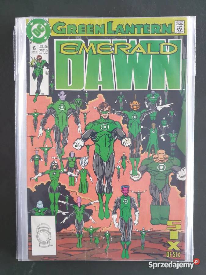 Green Lantern Emerald Dawn 6 komiksów DC USA Rok wydania 1989 Komiksy Gdynia