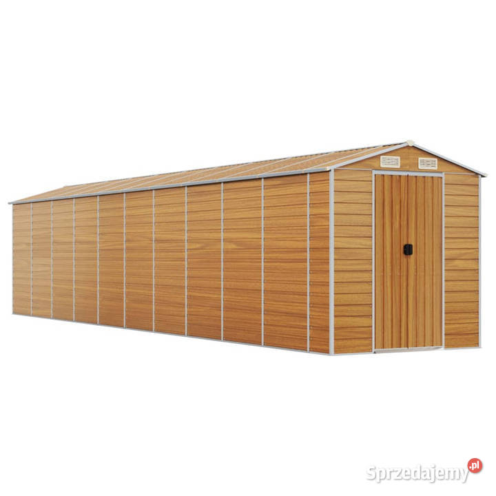 Szopa ogrodowa jasny brąz 191x895x198 stal Warszawa