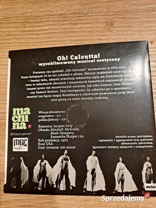 Oh Calcutta Musical erotyczny DVD