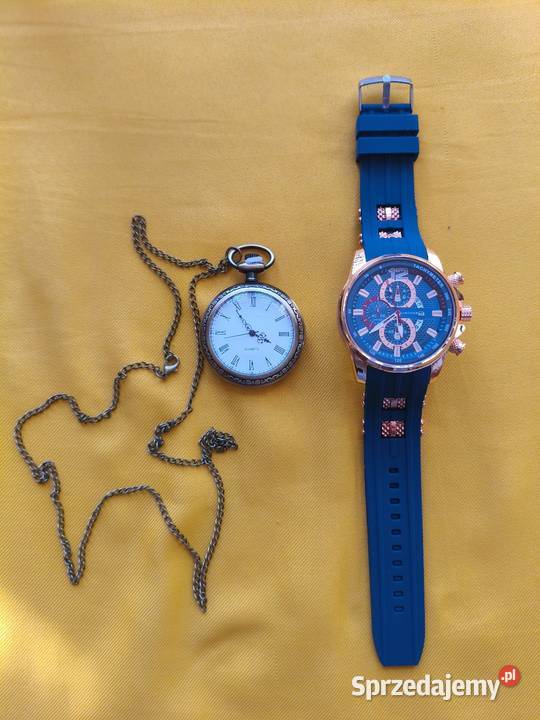 Nowe ładne męskie dwa zegarki Świdnica sprzedam