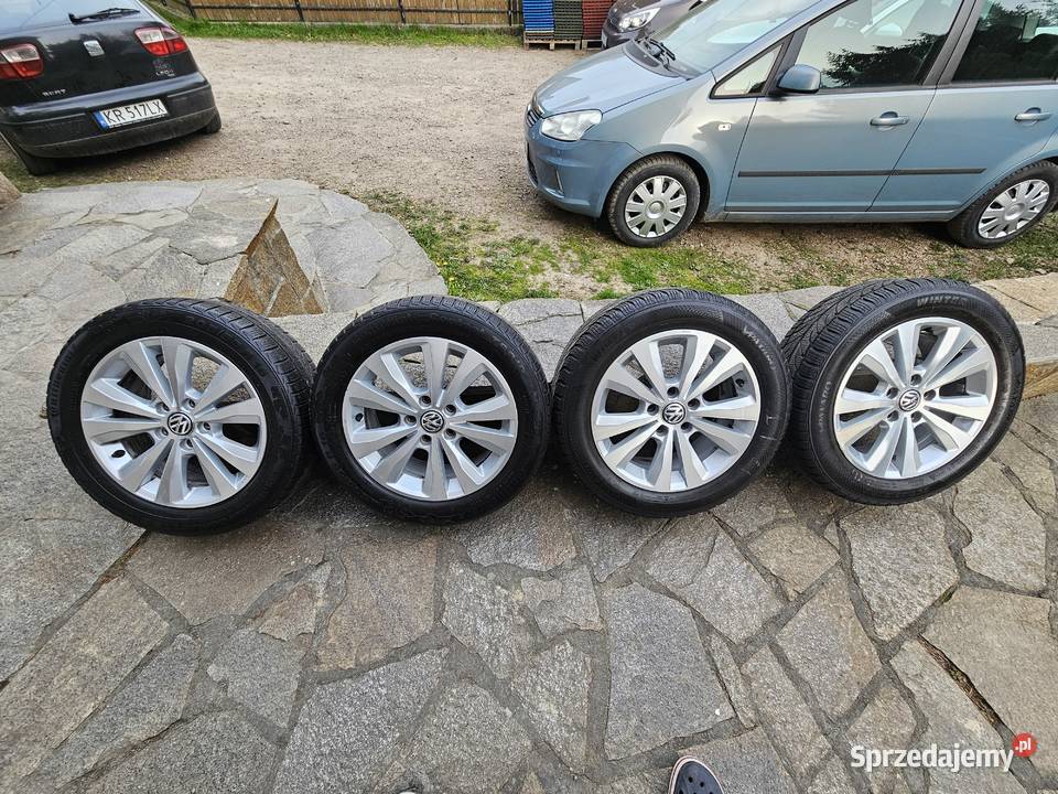 Alufelgi vw golf 7 kola 16 Samochodowe Pawlikowice sprzedam