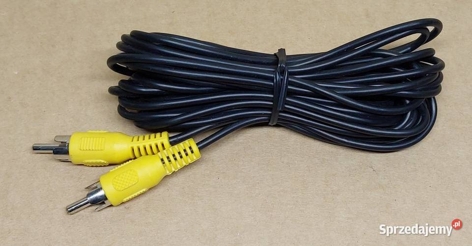 KABEL PRZEWÓD VIDEO 1XRCA 1XRCA 5m Mielęcin sprzedam