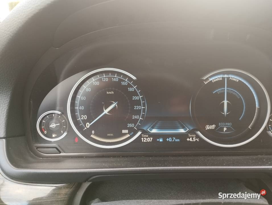 BMW Seria 5 520d Touring Luxury Line Rok produkcji 2014 Motoryzacja Kartuzy sprzedam