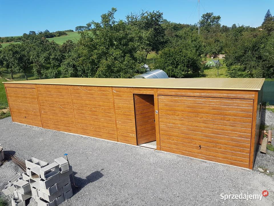 Blaszana hala 126m złoty dąb jasny Kraków sprzedam