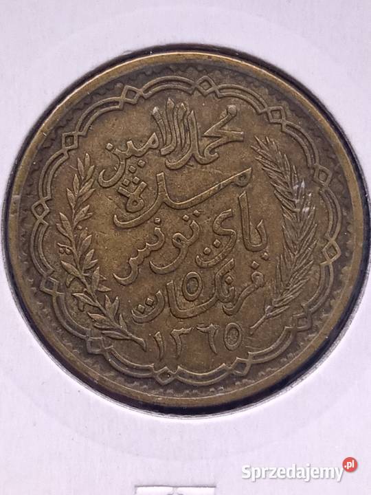 Tunezja 5 franków 1946 Poznań