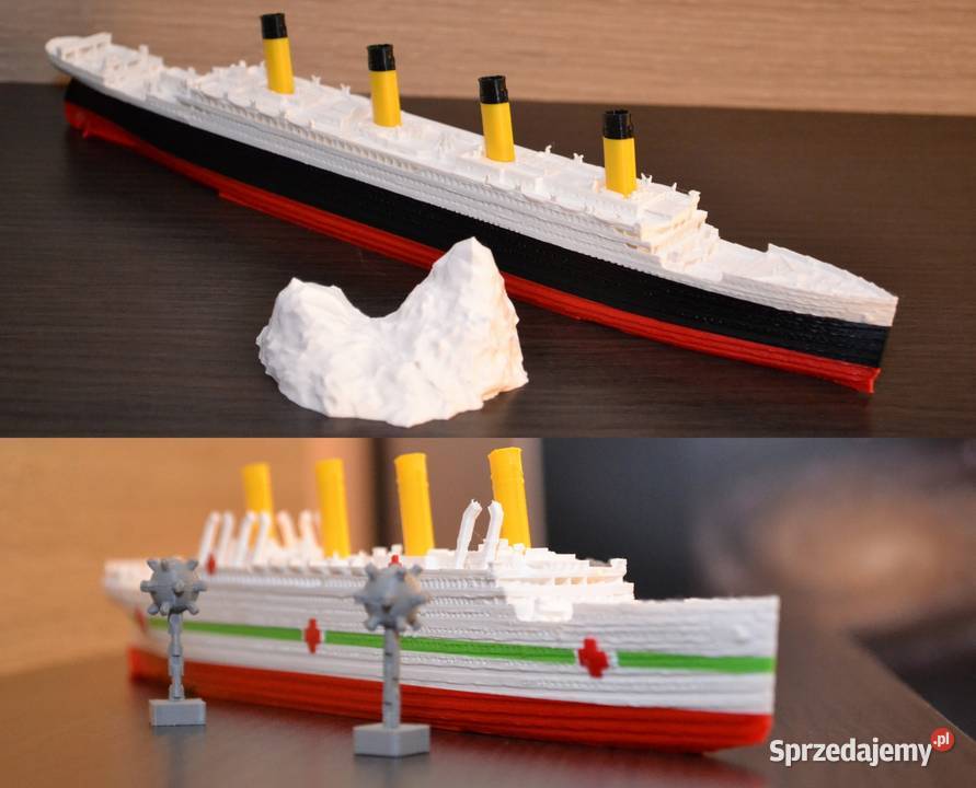 RMS Titanic HMHS Britannic Model Druk 3D Chrzanów