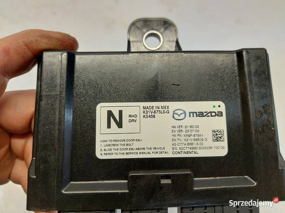 Mazda CX60 2023 moduł sterownik drzwi przód