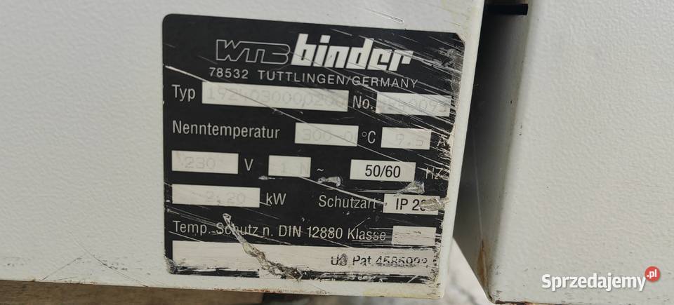 Piec WTC Binder Modliborzyce