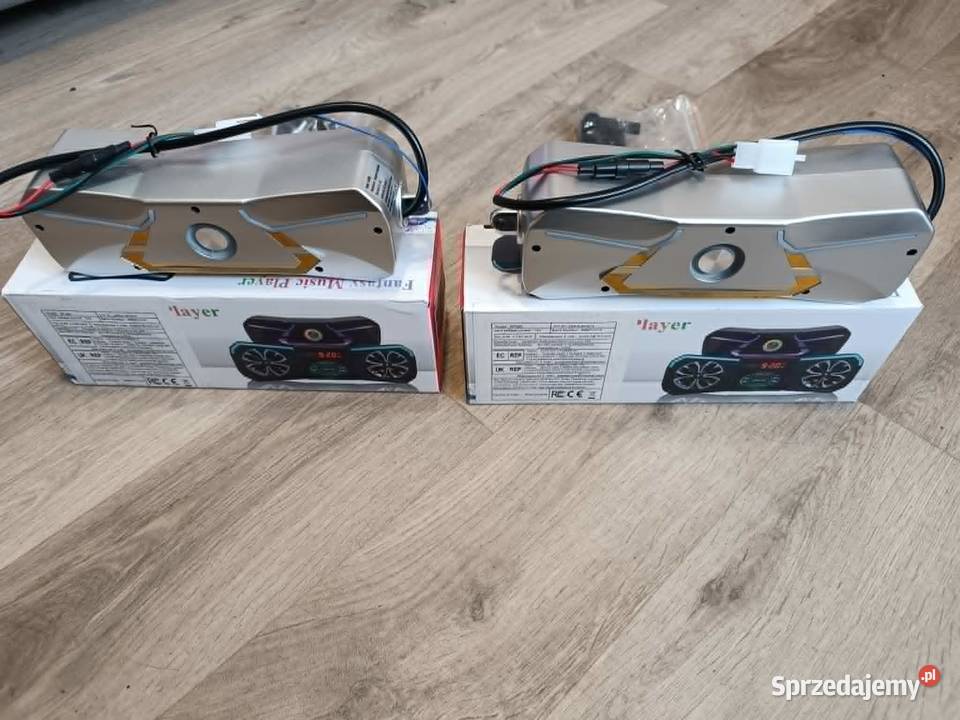 Radio Motocyklowe Głośnikami FM USB SD BLUETOOTH Radioodtwarzacze Kłomnice