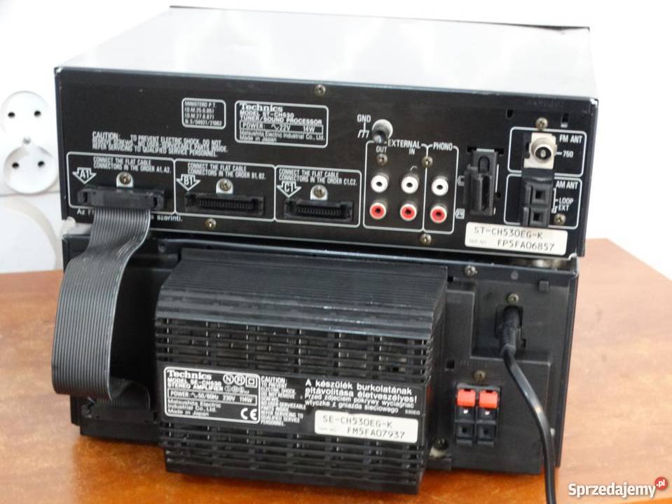 Wzmacniacz i tuner Technics SECH530 RDS mocny Jasło