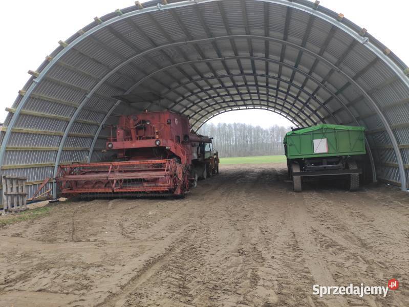 Hala łukowa 12 x 25m wzmocniona teownikiem Lisków