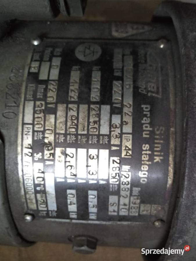 Silnik prądu stałego typ PZOKb 22a Olkusz