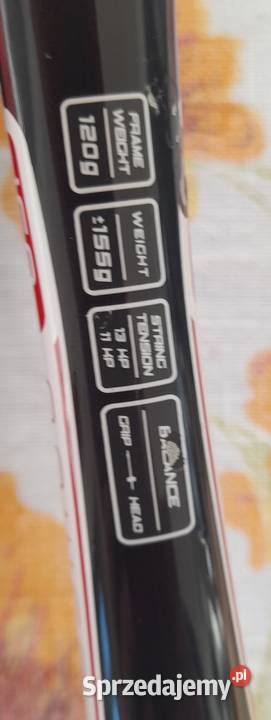 Squash rakieta Oliver 120 gr thermobag pilka