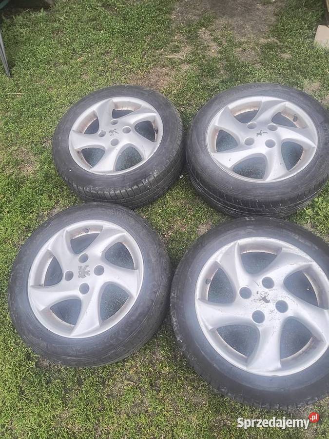 Sprzedam felgi aluminiowe z oponami letnimi 15 aluminiowe sprzedam