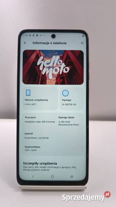 Smartfon MOTOROLA Moto G05 4128GB Telefony i Akcesoria Katowice